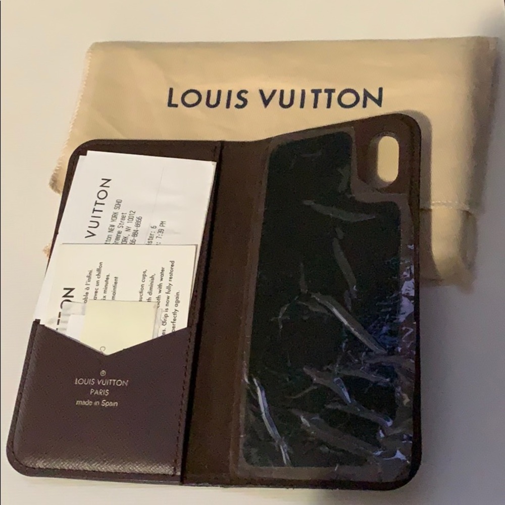 IPHONE XS LOUIS VUITTON FLIP CASE